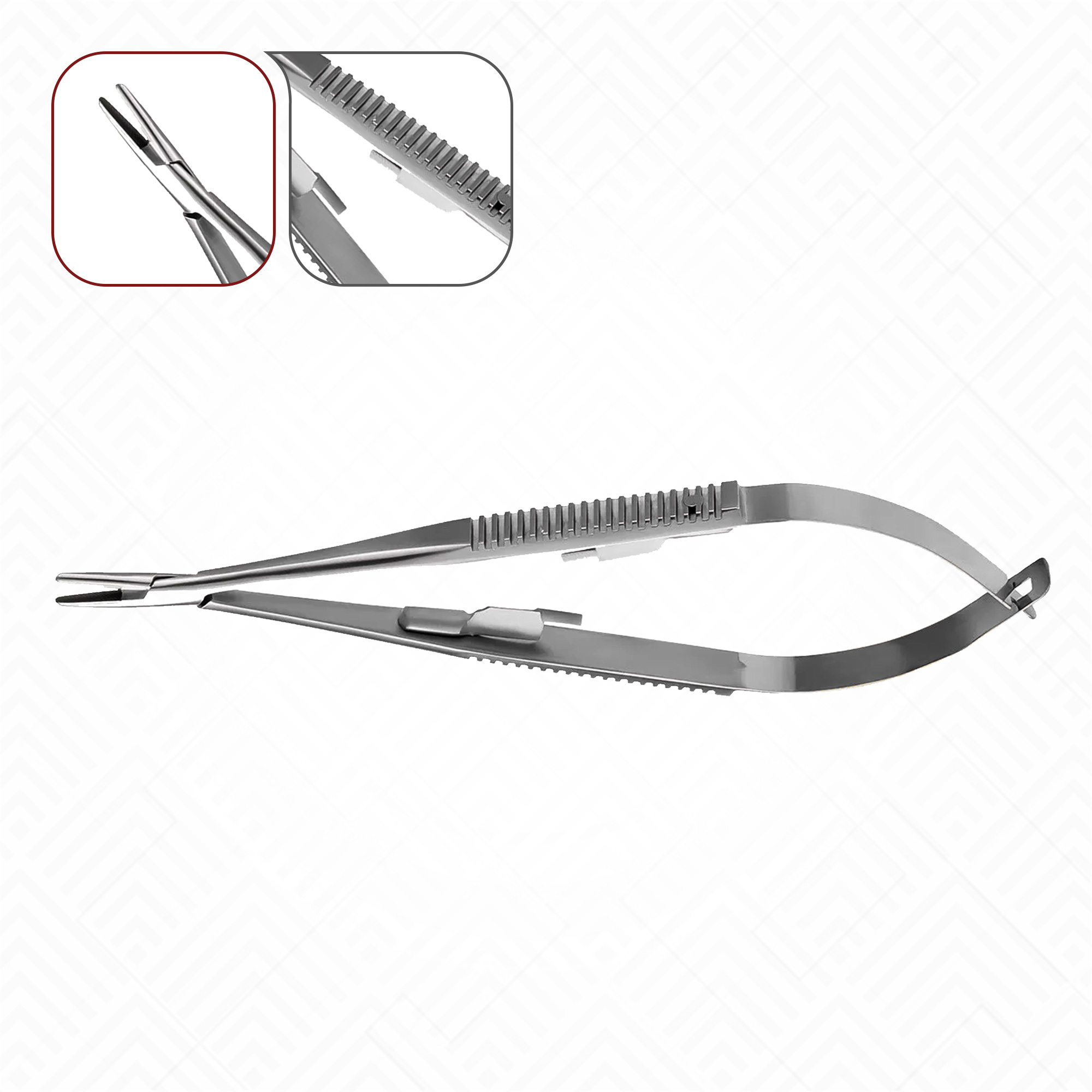 Porta-aghi Per Chirurgia - DDP-091-820 - Daddy D Pro - Di Castroviejo / In Carburo Di Tungsteno - Foto 10